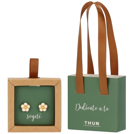 THUN Orecchini pin con margherita* Orecchini