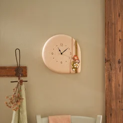 THUN Orologio da parete con farfalla e fiori in ceramica Country Bloom* Country Bloom E Sublime|Orologi