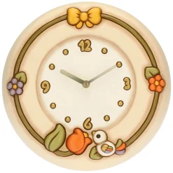 THUN Orologio da parete Country con tulipano e uccellino grande* Country|Orologi