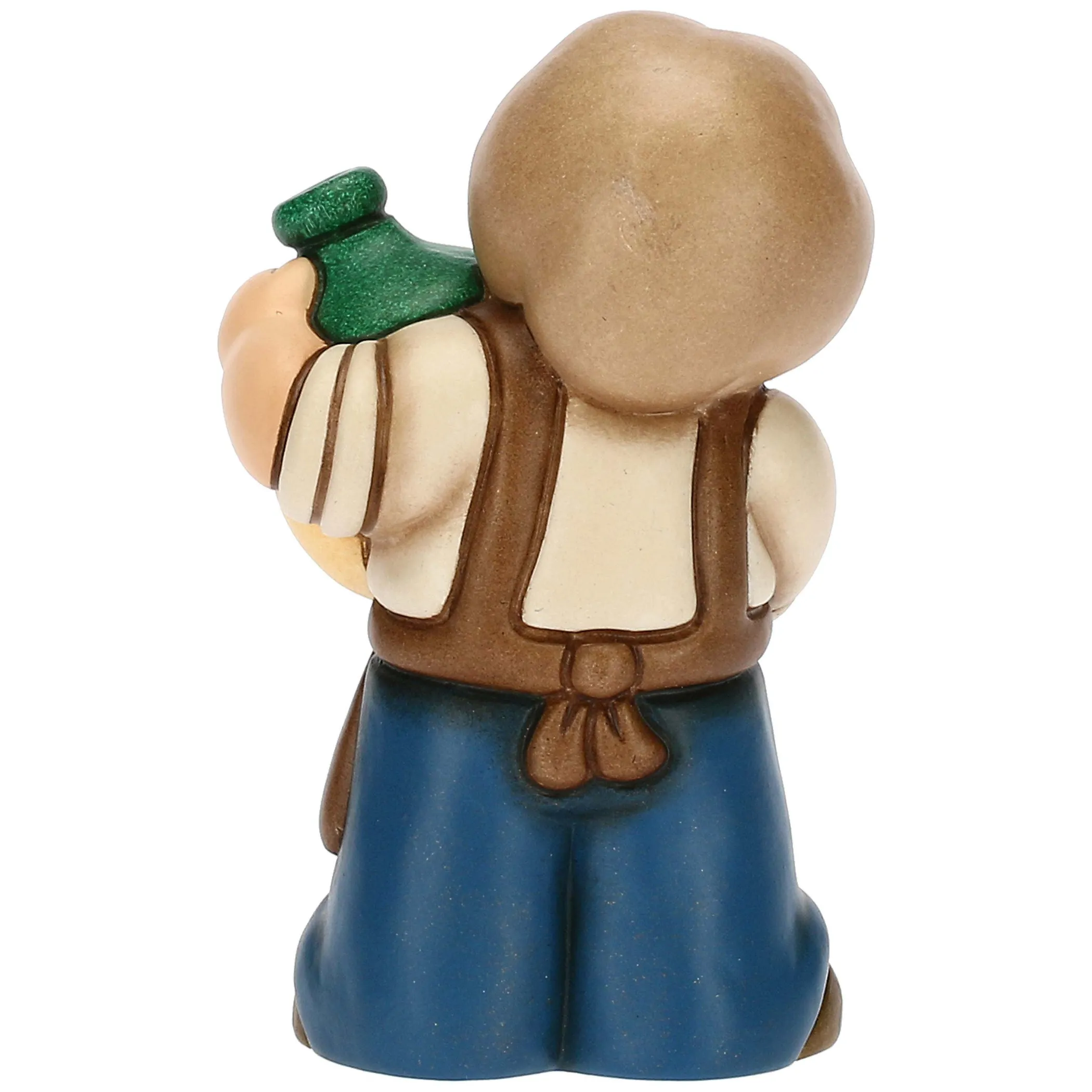 THUN Oste con damigiana blu in ceramica Presepe Classico* Presepe