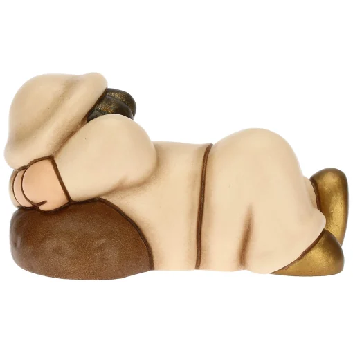 THUN Pastore dormiente in ceramica Presepe Classico champagne* Presepe