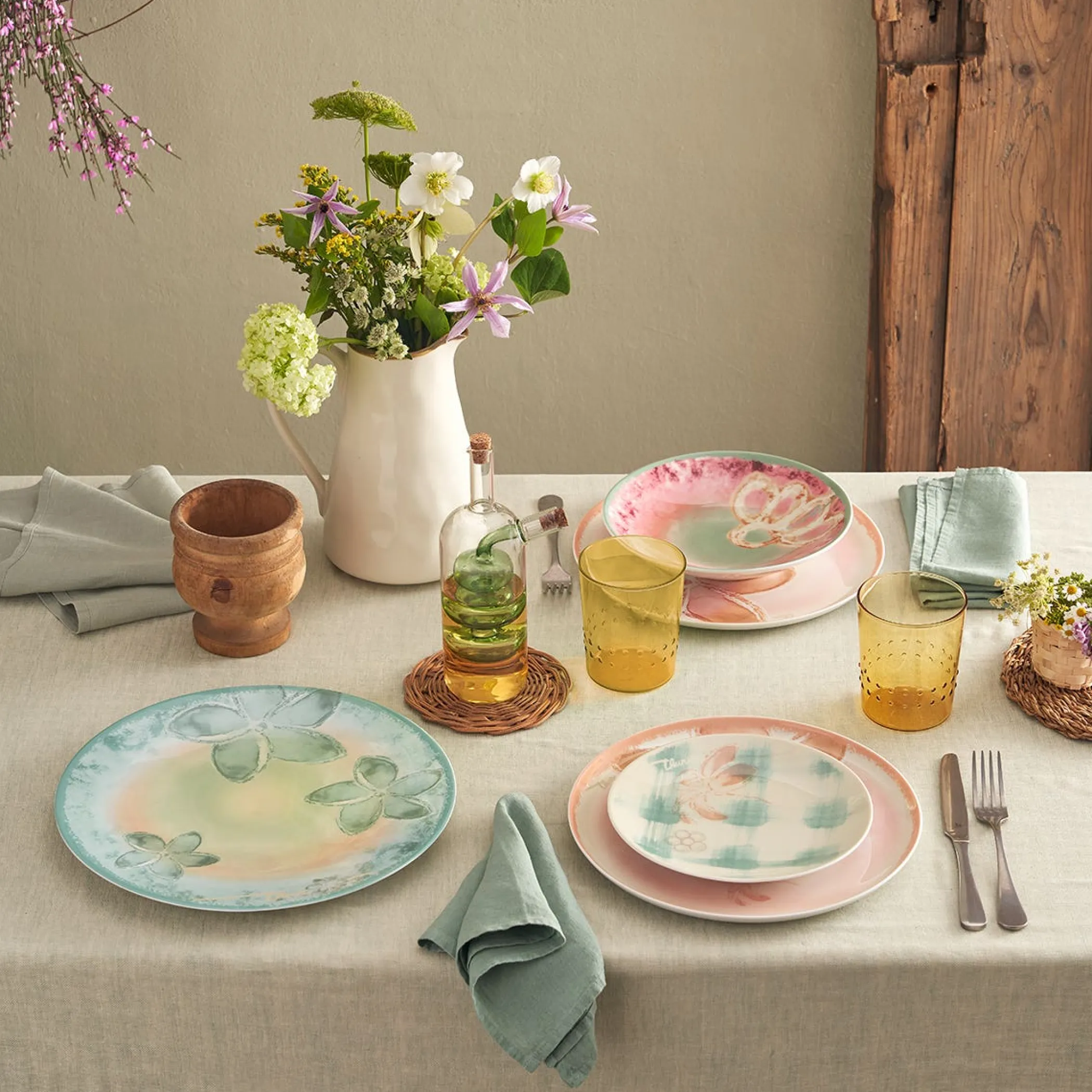 THUN Piatto grande in porcellana Bloomia* Piatti E Servizi Di Piatti