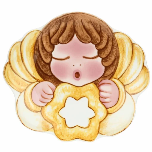 THUN Piatto sagomato a forma di Angelo in porcellana Desideri di Natale* Angelo|Piatti E Servizi Di Piatti