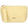 THUN Pochette in ecopelle trapuntata, gialla* Borse, Portafogli E Trousse
