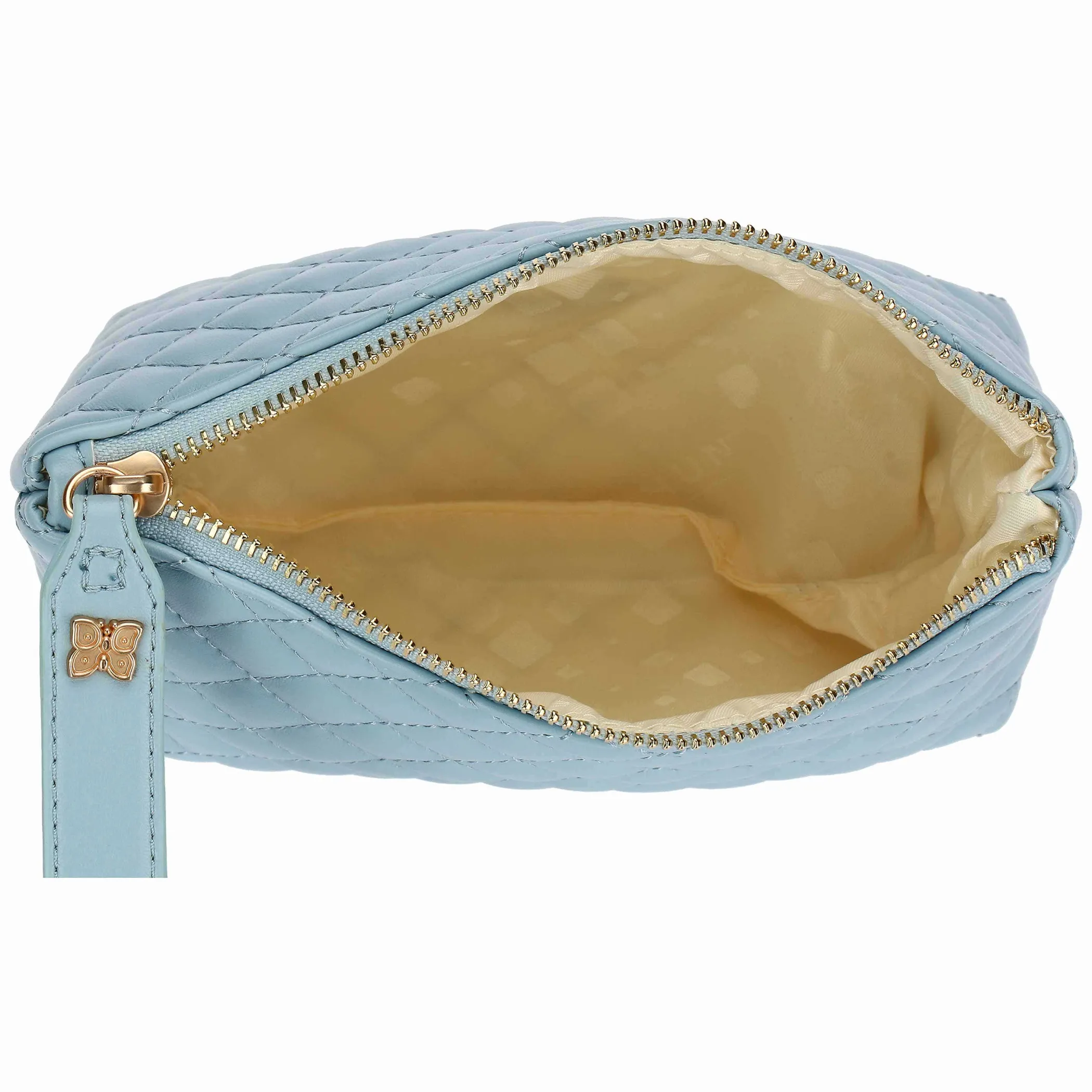 THUN Pochette in ecopelle trapuntata, azzurra* Borse, Portafogli E Trousse