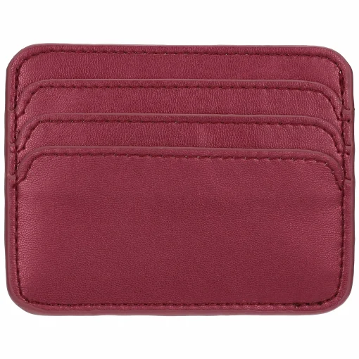 THUN Porta carte in ecopelle, cherry* Borse, Portafogli E Trousse