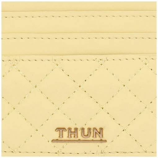 THUN Porta carte in ecopelle, giallo* Borse, Portafogli E Trousse