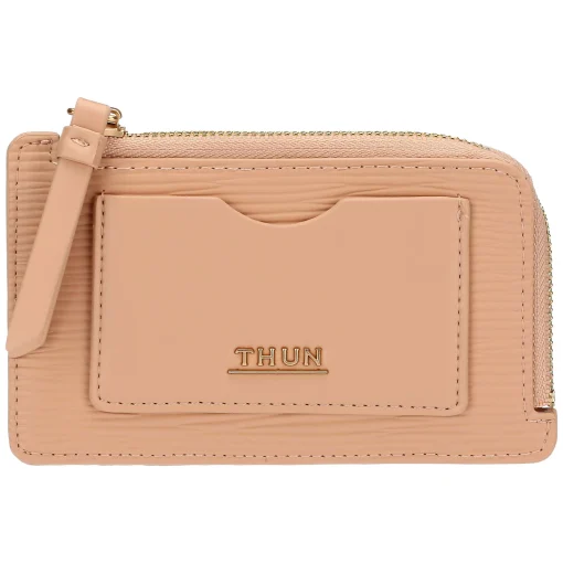 THUN Porta carte in ecopelle medio, rosa* Borse, Portafogli E Trousse