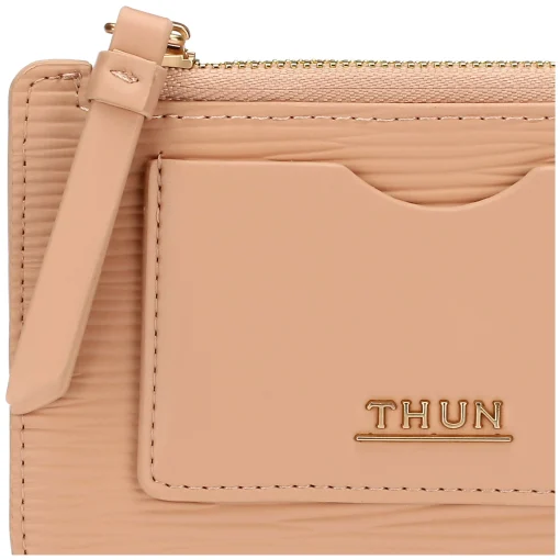 THUN Porta carte in ecopelle medio, rosa* Borse, Portafogli E Trousse