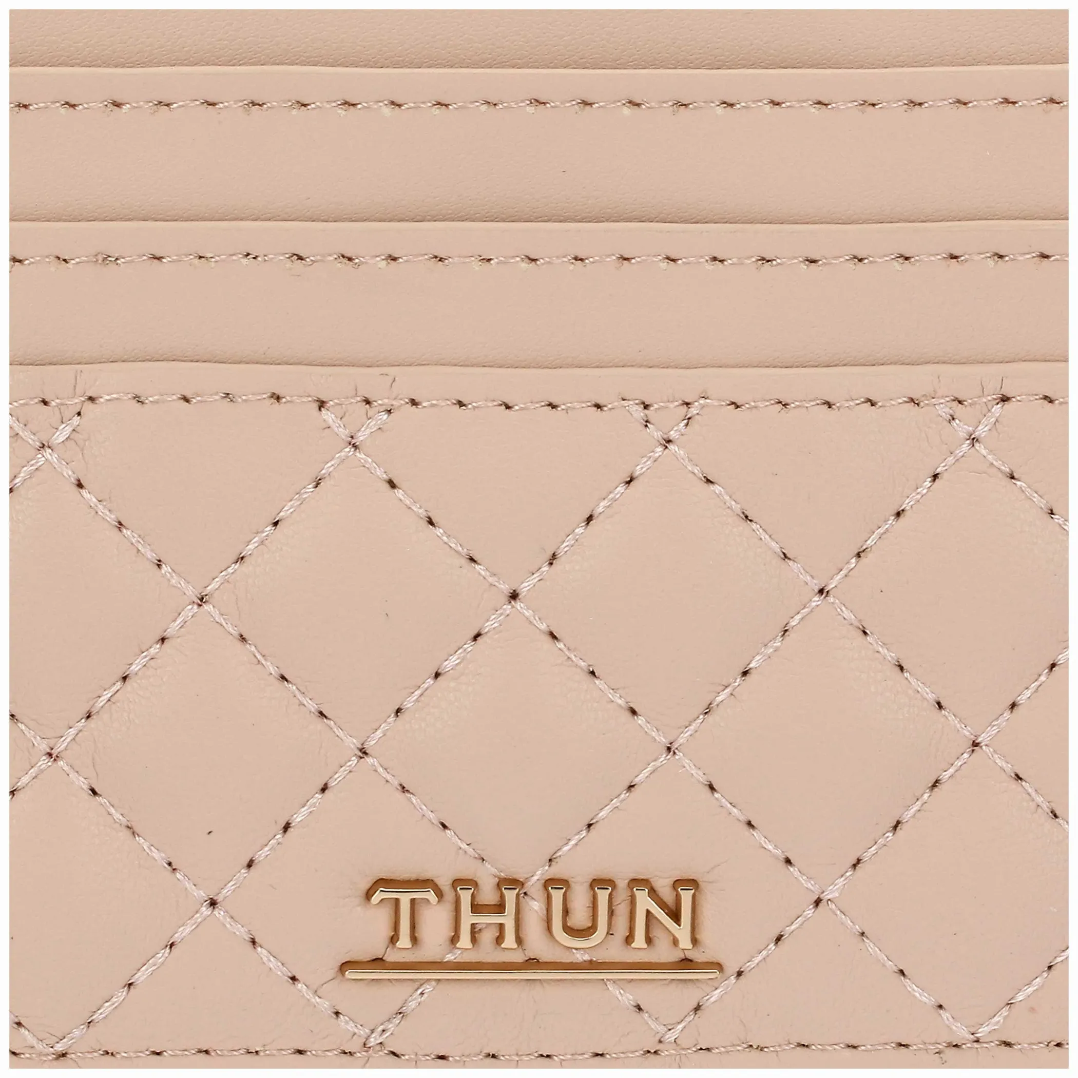 THUN Porta carte in ecopelle piccolo, rosa* Borse, Portafogli E Trousse