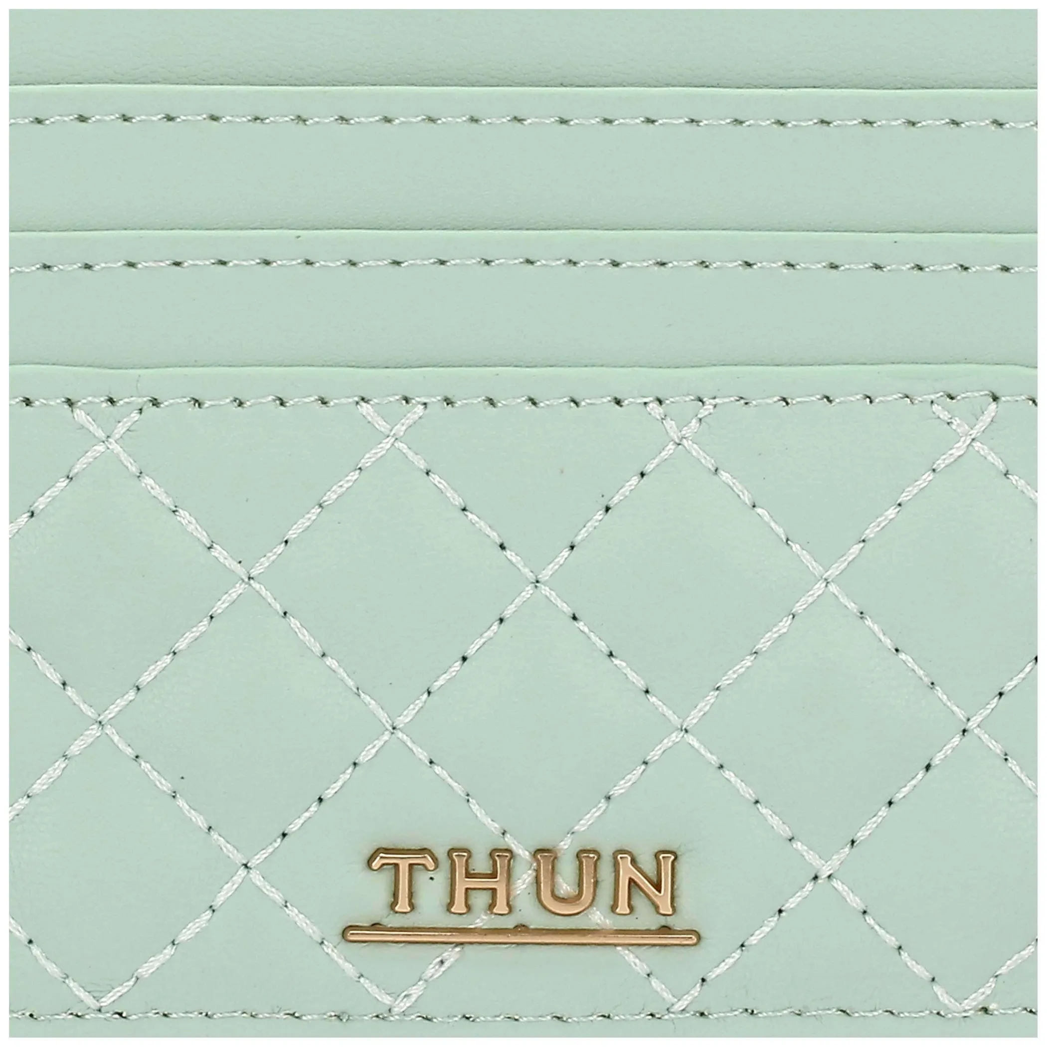 THUN Porta carte in ecopelle piccolo, verde* Borse, Portafogli E Trousse