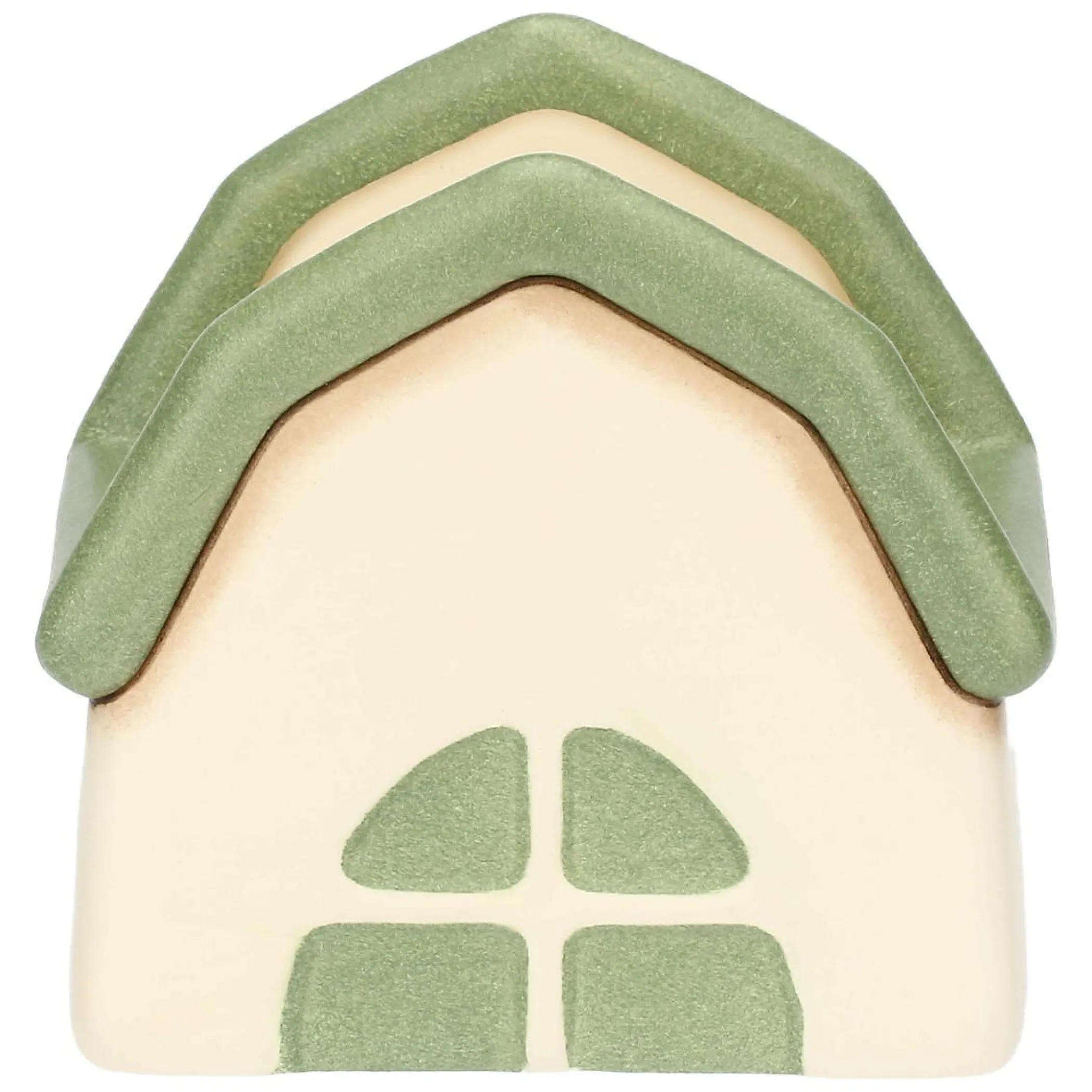 THUN Porta diffusore a forma di casetta con quadrifoglio in ceramica* Diffusori