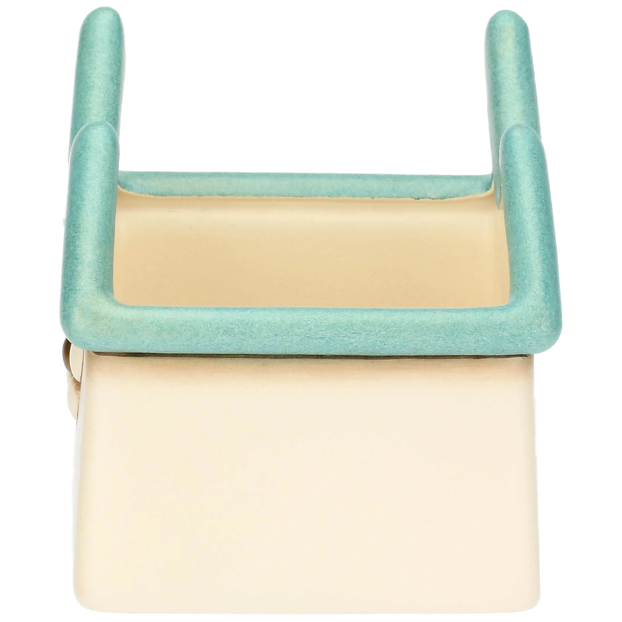 THUN Porta diffusore a forma di casetta con fiore in ceramica* Diffusori