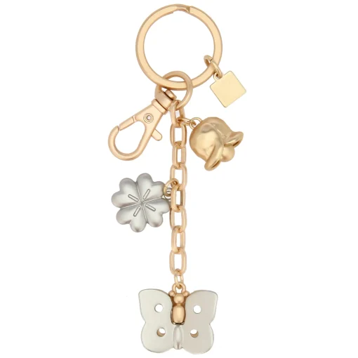 THUN Portachiavi in metallo 3 charms icone* Portachiavi