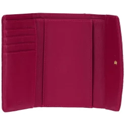 THUN Portafogli con chiusura bottone in ecopelle bordeaux Sempre con me* Borse, Portafogli E Trousse