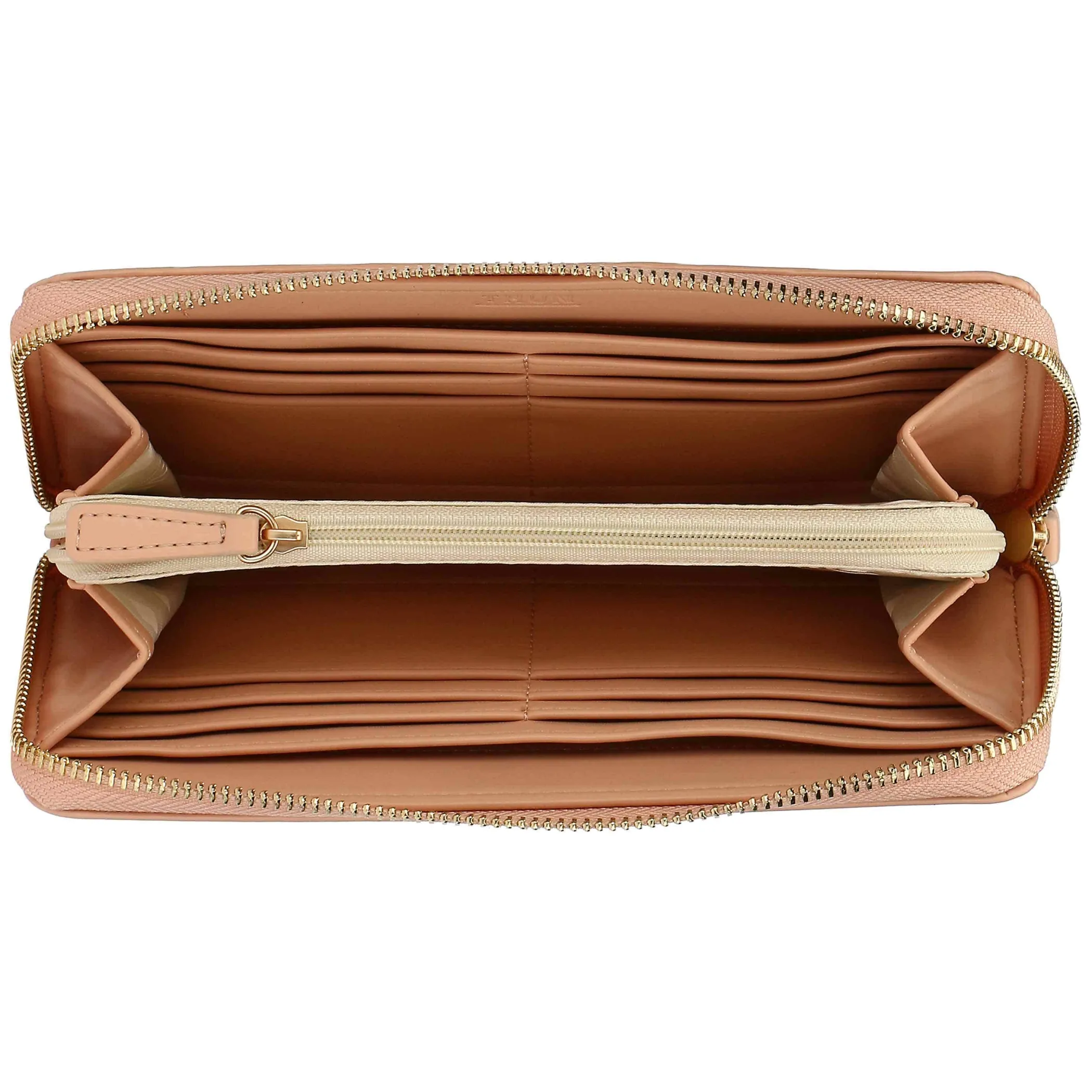 THUN Portafoglio con chiusura zip in ecopelle, rosa* Borse, Portafogli E Trousse