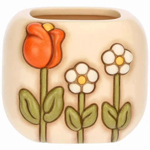 THUN Portaspazzolini in ceramica Happy Country* Portasapone E Portaspazzolini