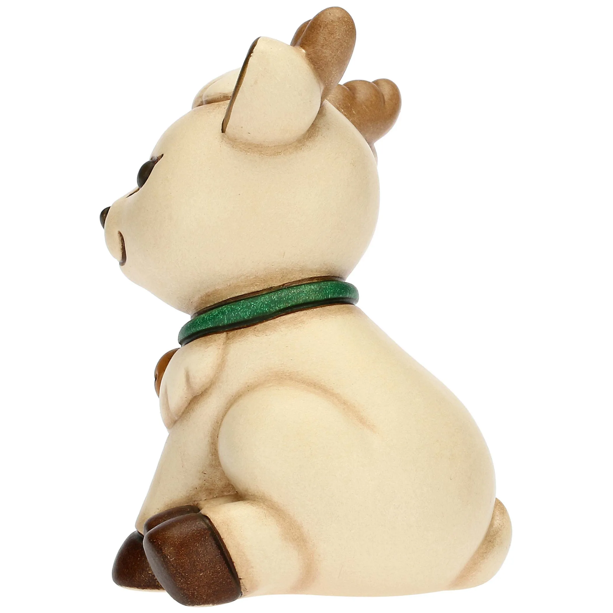 THUN Renna Robin seduta in ceramica, piccola* Addobbi Natalizi|Figure