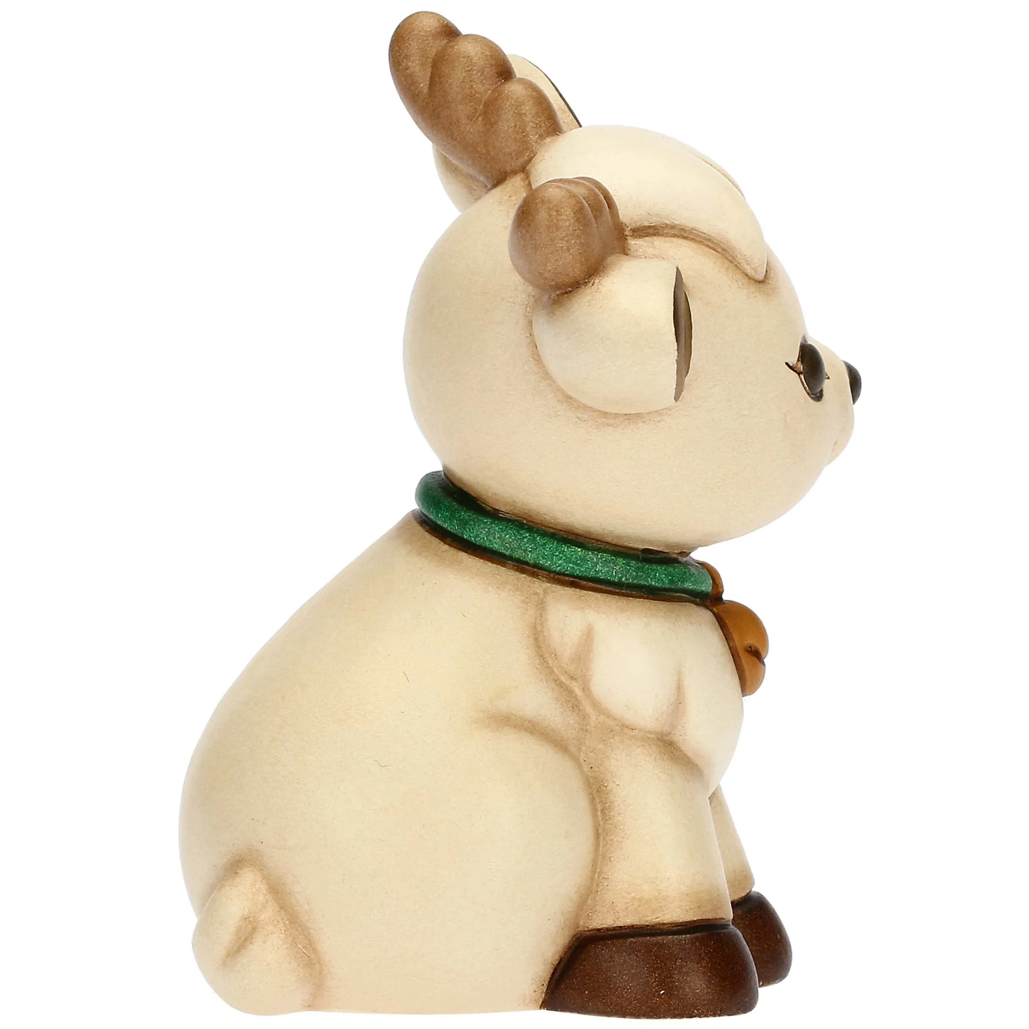 THUN Renna Robin seduta in ceramica, piccola* Addobbi Natalizi|Figure