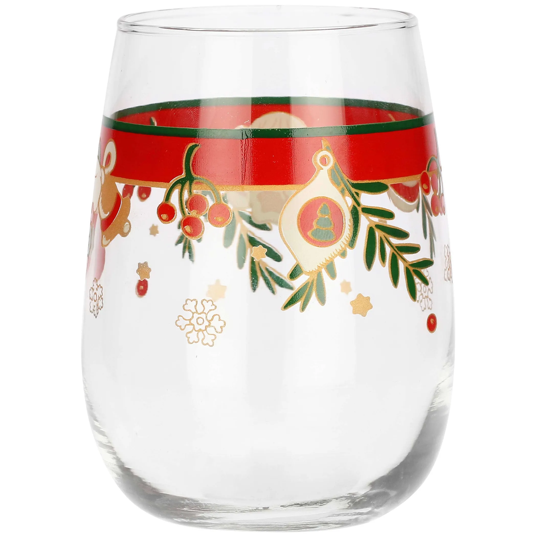 THUN Set 6 bicchieri acqua in vetro Sorprese di Natale* Bicchieri E Caraffe|Accessori Natalizi Per La Tavola