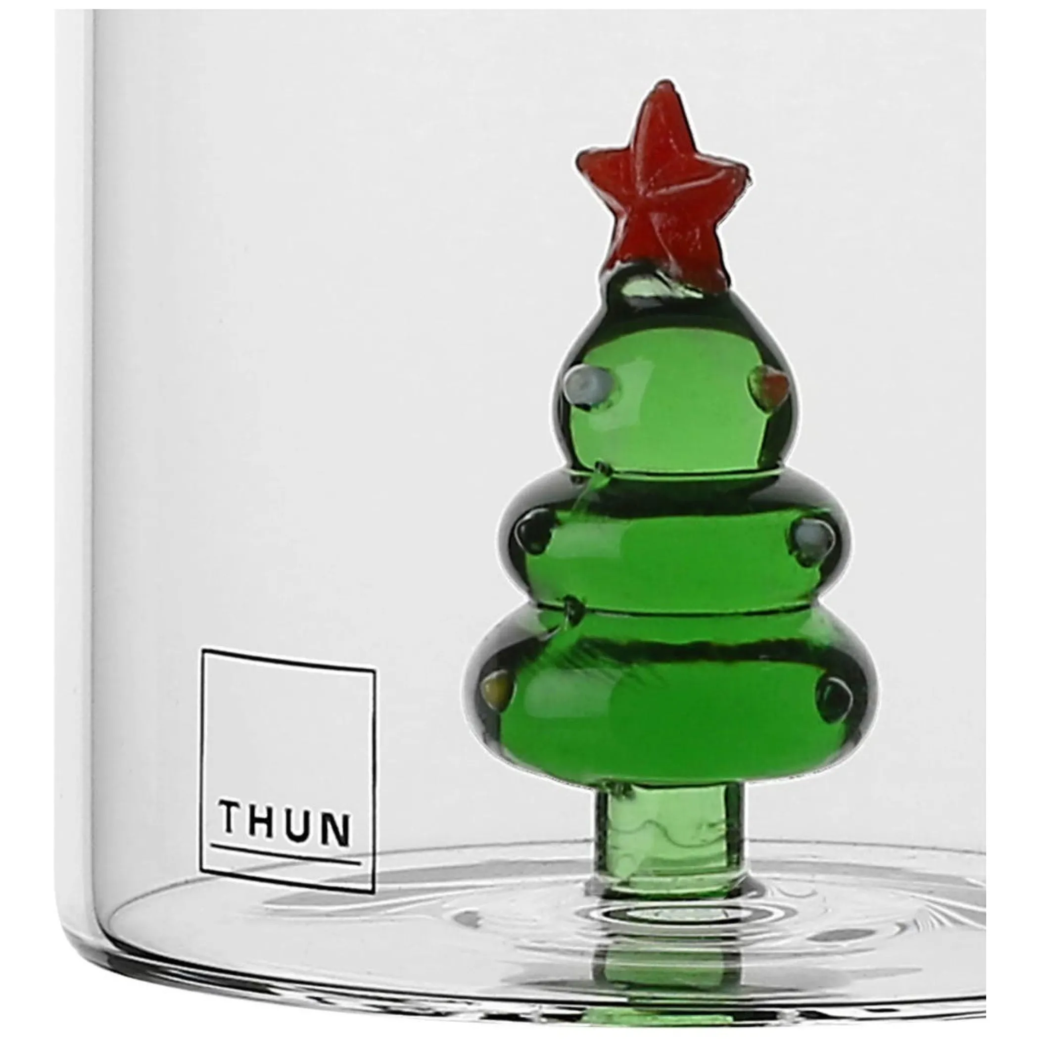 THUN Set 2 bicchieri con albero Sorprese di Natale* Bicchieri E Caraffe|Accessori Natalizi Per La Tavola