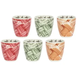 THUN Set 6 bicchieri in porcellana AbbracciAMI* Bicchieri E Caraffe