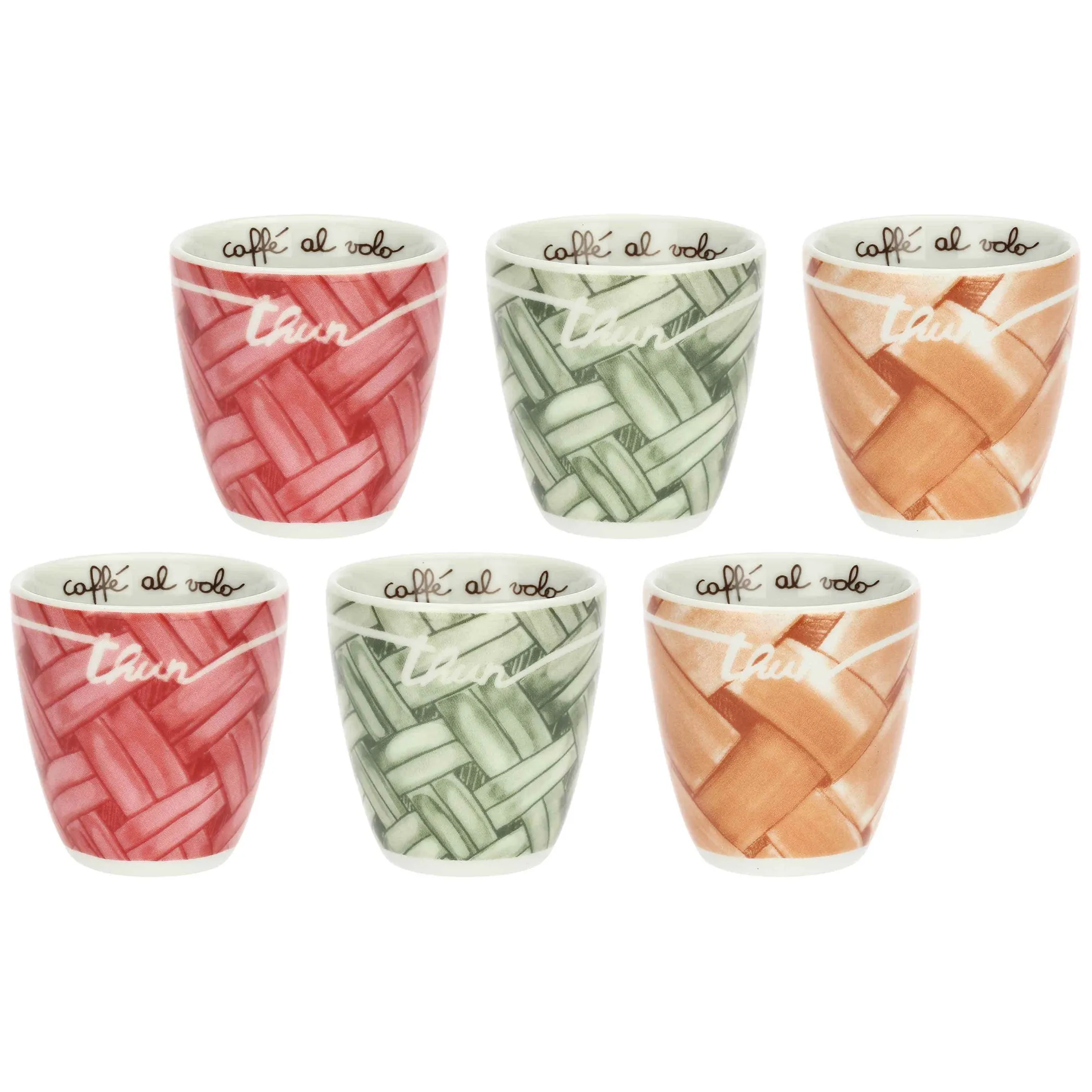 THUN Set 6 bicchieri in porcellana AbbracciAMI* Bicchieri E Caraffe