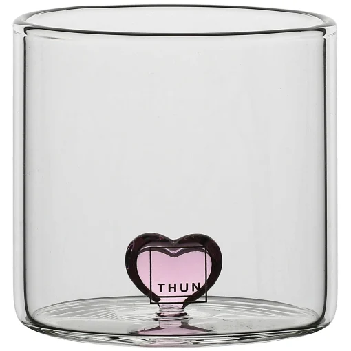 THUN Set 2 bicchierini in vetro con cuore* Bomboniere Anniversario|Bomboniere Matrimonio