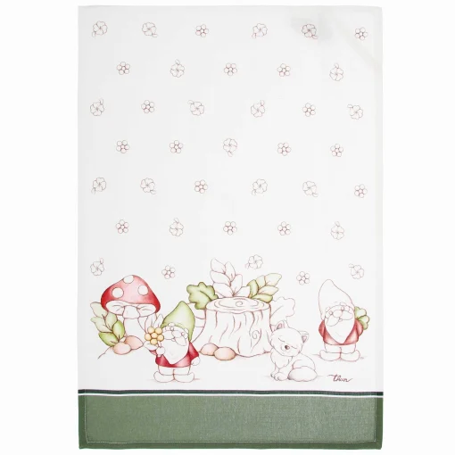 THUN Set 3 canovacci con cestino in tessuto Inverno incantato* Tovaglie Runner E Altro Tessile