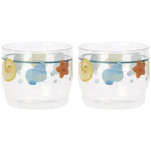THUN Set 2 coppette gelato in vetro Mare da amare* Bicchieri E Caraffe