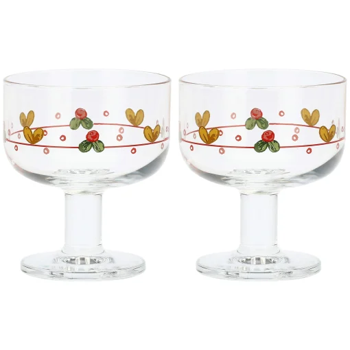 THUN Set 2 coppette in vetro Sweet Christmas* Bicchieri E Caraffe|Accessori Natalizi Per La Tavola
