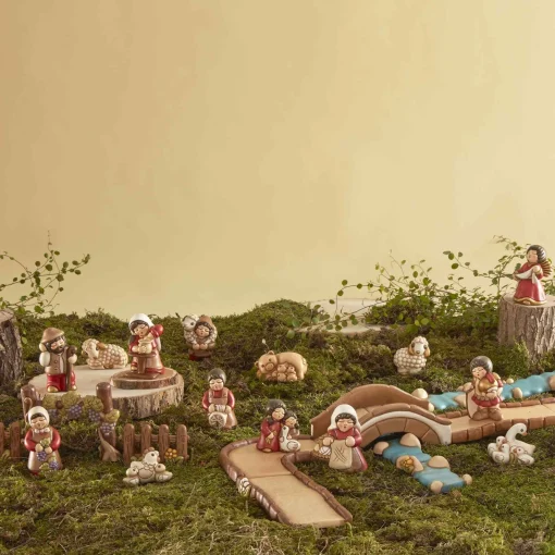 THUN Set 2 pezzi di fiume dritti Presepe Classico* Presepe