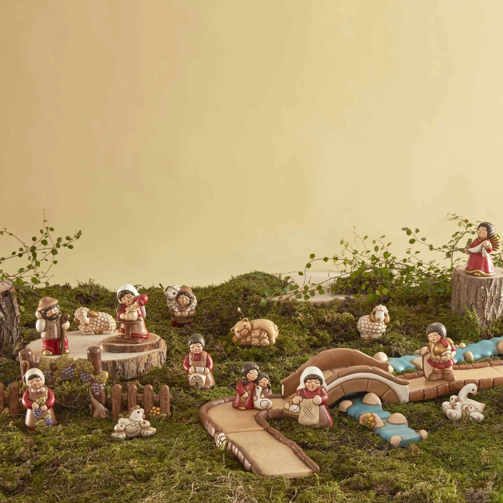 THUN Set 2 pezzi di steccato Presepe Classico* Presepe