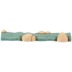 THUN Set 1 pezzo di fiume dritto e 1 pezzo di fiume curvo Presepe Classico* Presepe