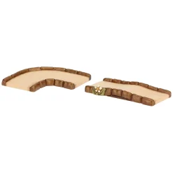 THUN Set 1 pezzo di strada dritta e 1 pezzo di strada curva Presepe Classico* Presepe