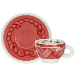 THUN Set 2 tazze medie in porcellana AbbracciAMI* Set Tazzine E Tazze