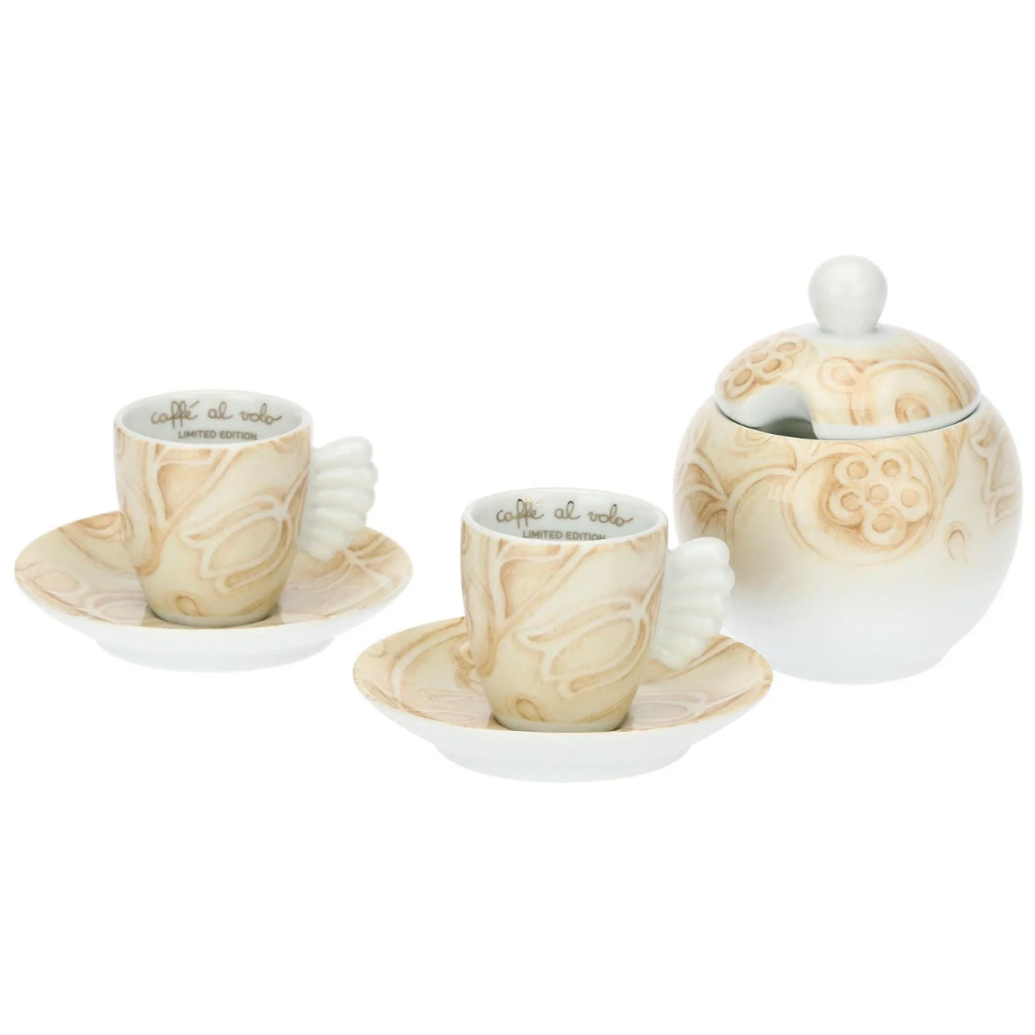 THUN Set 2 tazzine espresso con zuccheriera in porcellana Limited Edition 2024* Set Tazzine E Tazze
