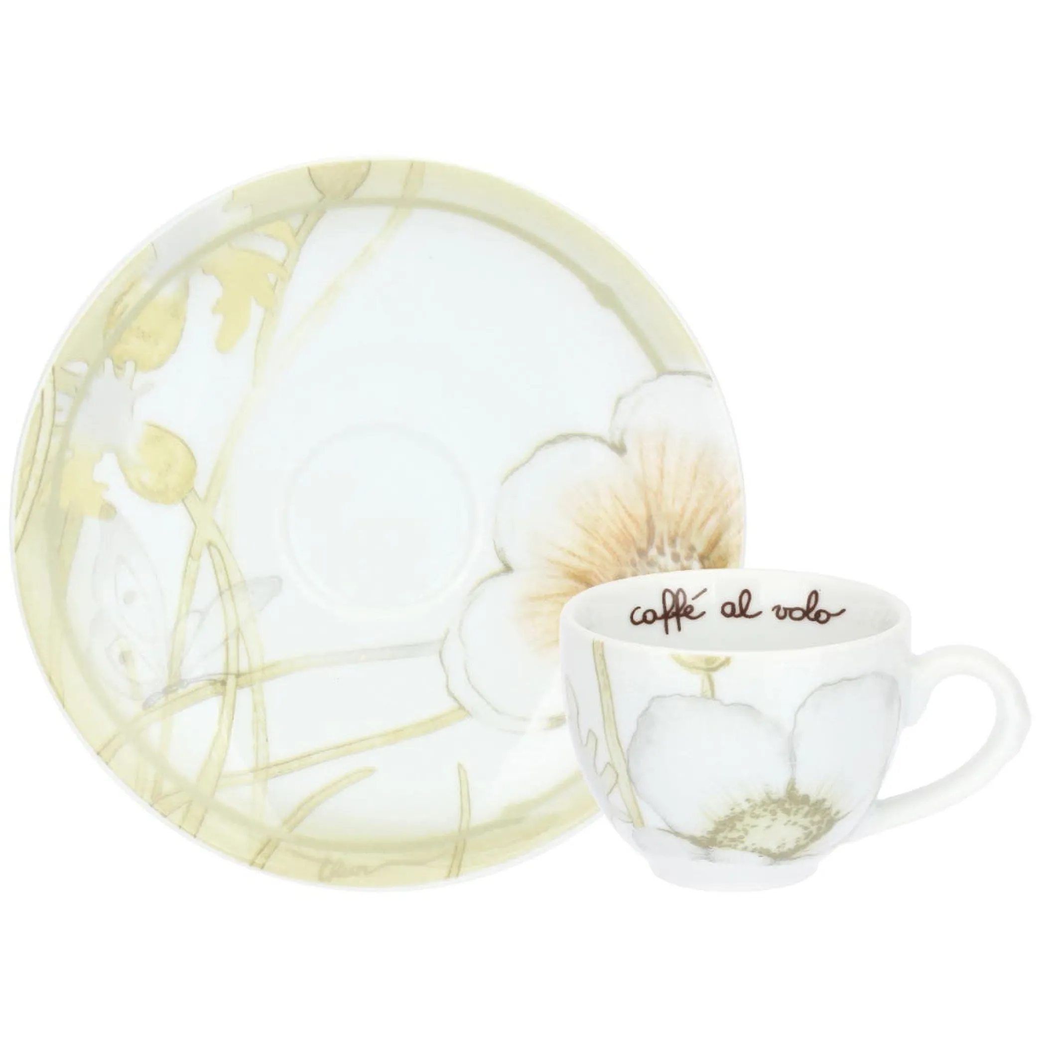 THUN Set 2 tazzine espresso e zuccheriera in porcellana Bloom* Set Tazzine E Tazze
