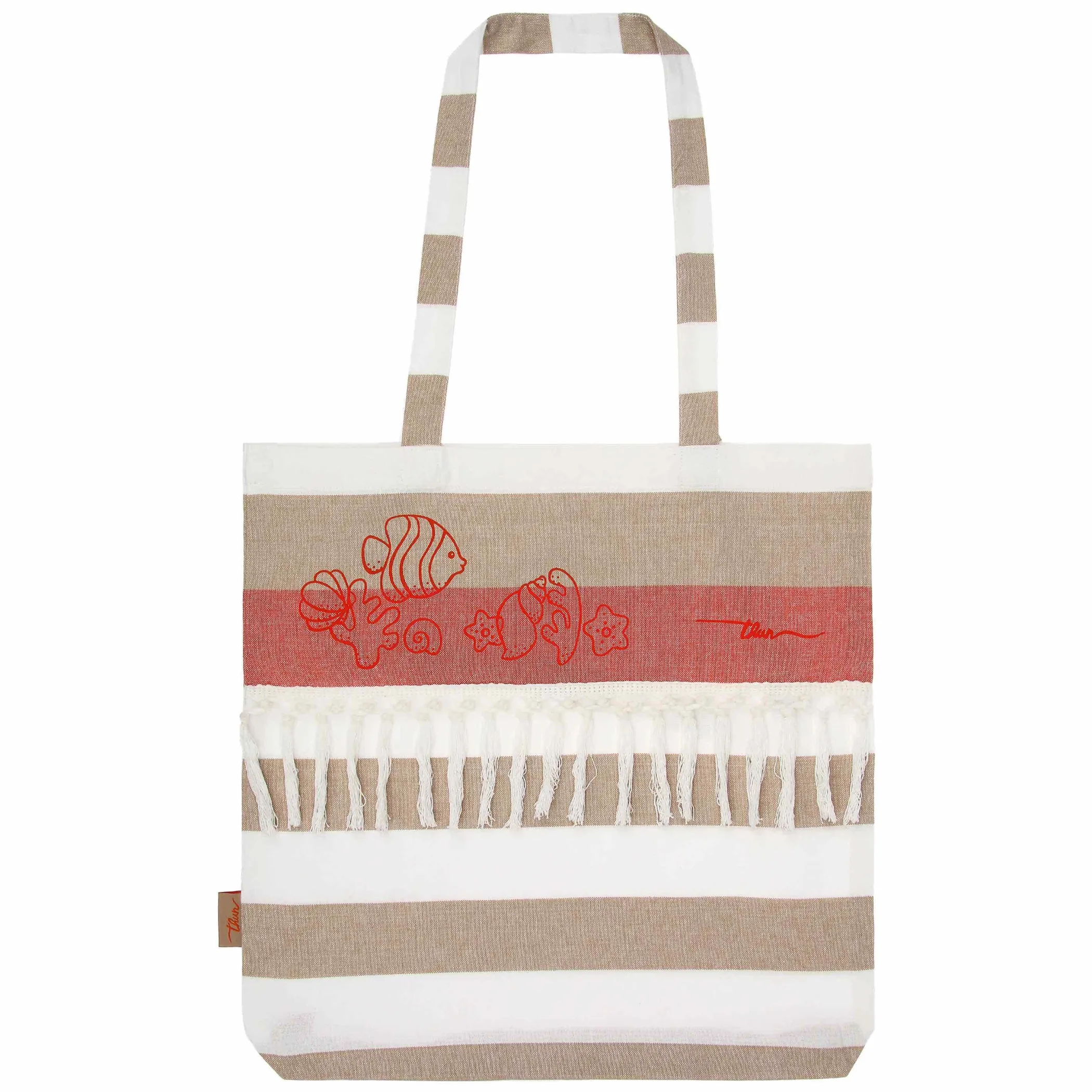 THUN Set borsa mare, pochette e telo 100% cotone* Borse, Portafogli E Trousse