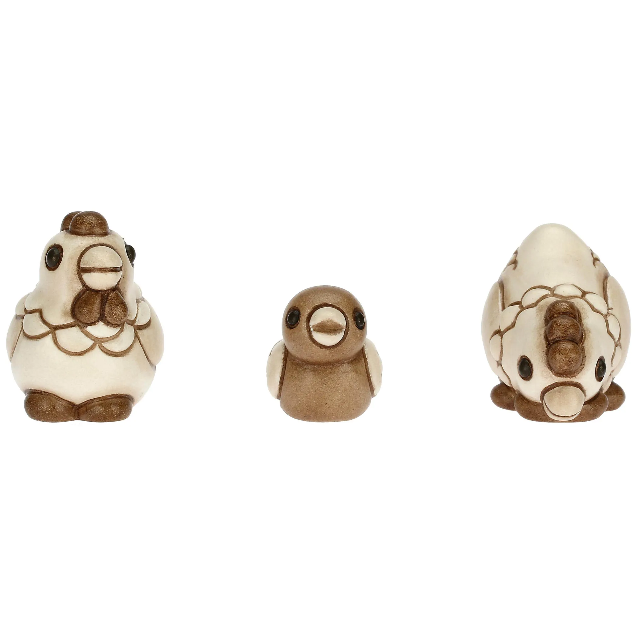 THUN Set due galline e pulcino Presepe Classico* Presepe