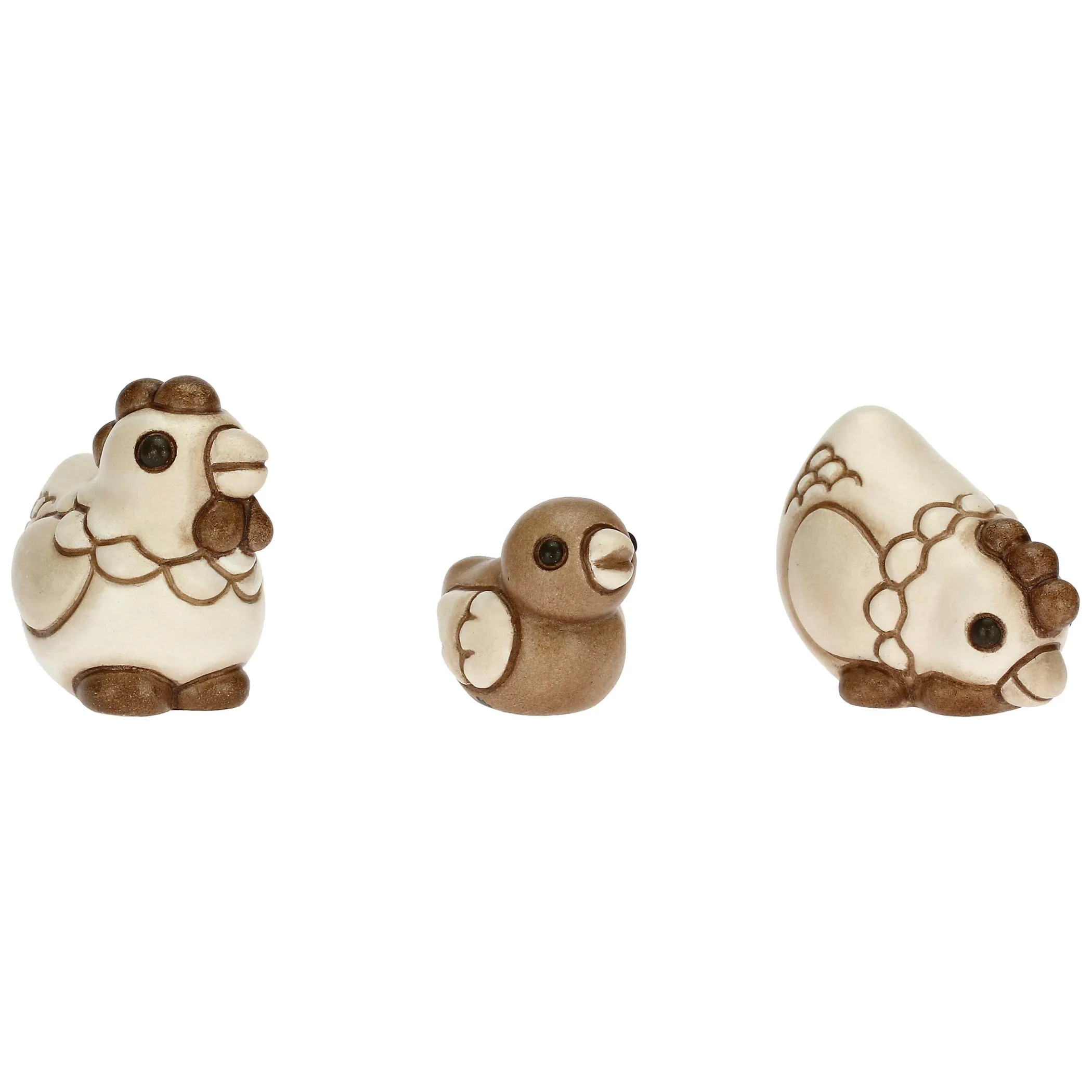 THUN Set due galline e pulcino Presepe Classico* Presepe