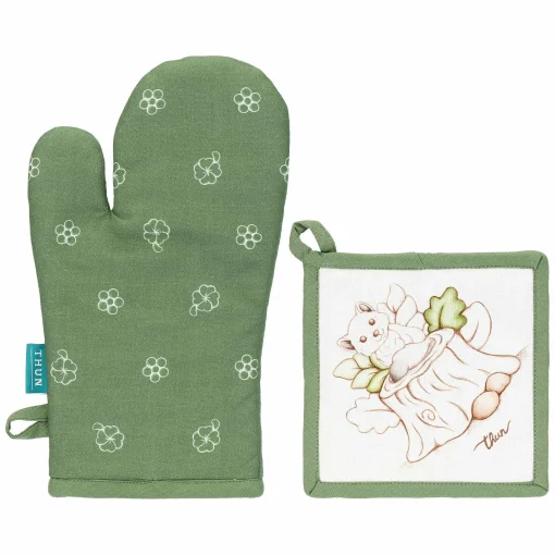 THUN Set guantone e presina Inverno Incantato* Tovaglie Runner E Altro Tessile