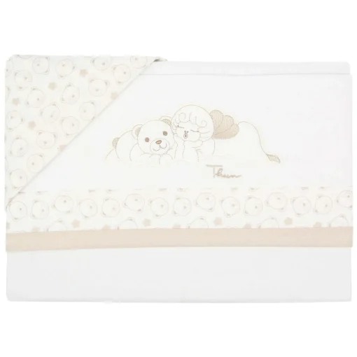 THUN Set lenzuolino e federa con Teddy e angelo* Abbigliamento E Tessile