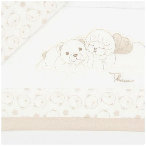 THUN Set lenzuolino e federa con Teddy e angelo* Abbigliamento E Tessile