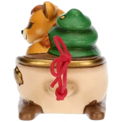 THUN Slitta componibile cerbiatto Amy Limited Edition 2024 in ceramica* Figure|Addobbi Natalizi