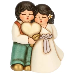 THUN Sposini in ceramica con cuore, grandi* Bomboniere Anniversario|Bomboniere Matrimonio