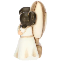 THUN Sposini viaggio in mongolfiera in ceramica, grandi* Bomboniere Anniversario|Bomboniere Matrimonio