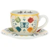 THUN Tazza colazione con piattino in porcellana Eolia* Set Tazzine E Tazze