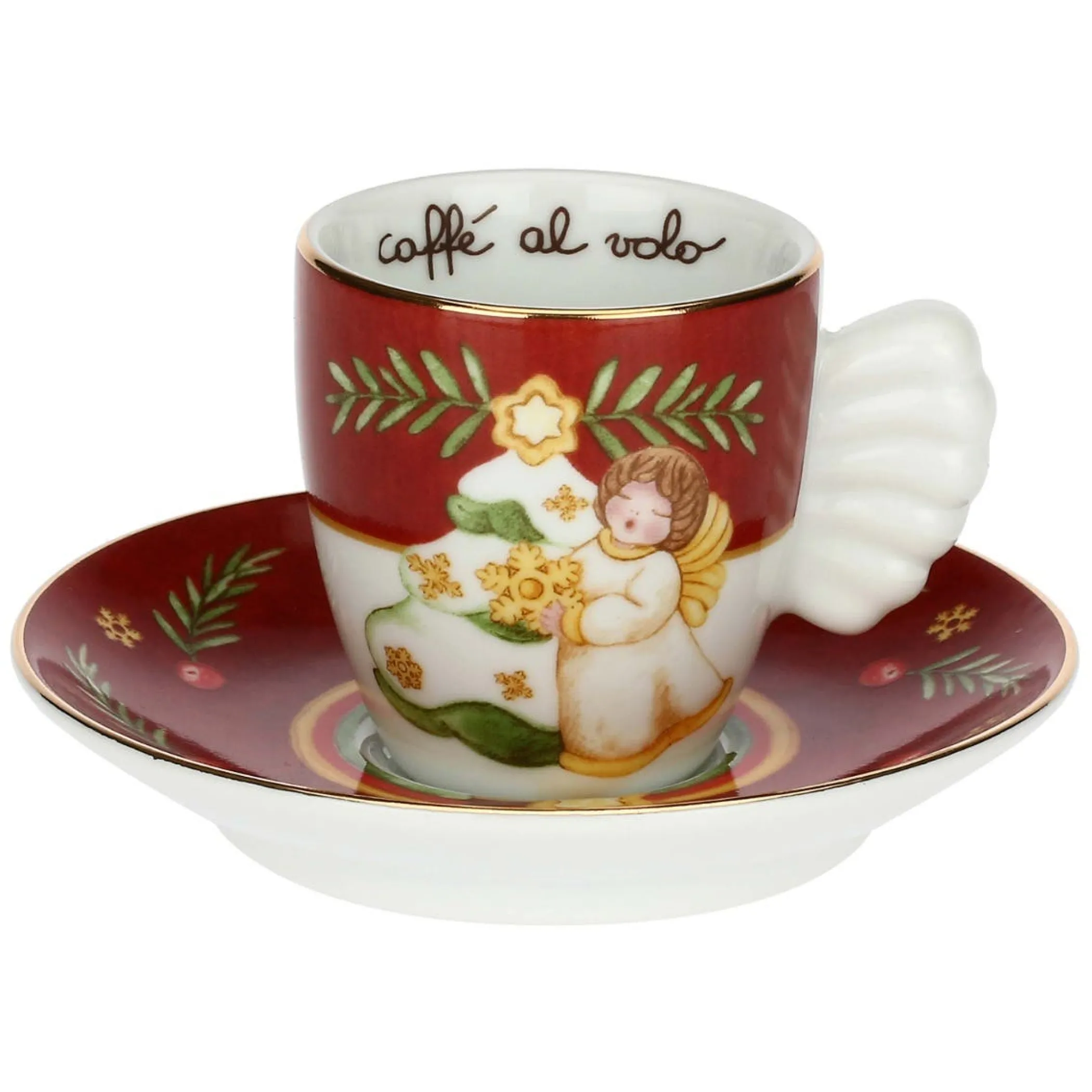 THUN Tazzina caffè espresso Special Edition in porcellana Desideri di Natale* Set Tazzine E Tazze|Accessori Natalizi Per La Tavola