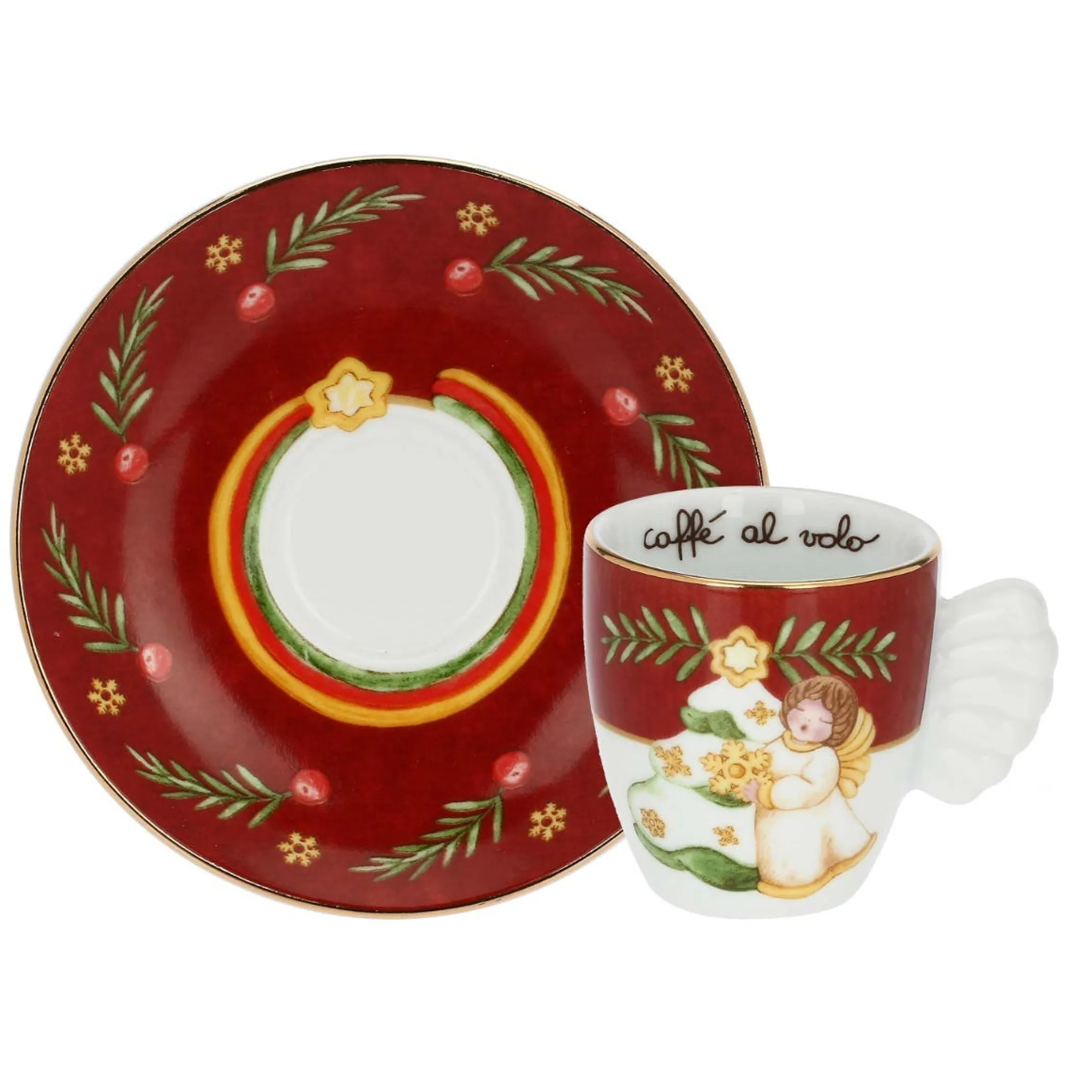 THUN Tazzina caffè espresso Special Edition in porcellana Desideri di Natale* Set Tazzine E Tazze|Accessori Natalizi Per La Tavola